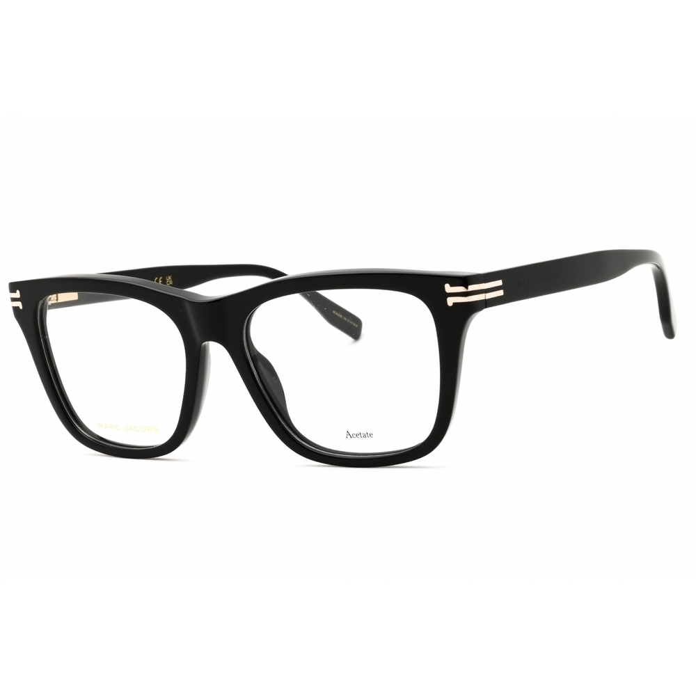 NWT Marc Jacobs MJ 1084-0807 00 Black Rectangle 52mm Eyeglasses